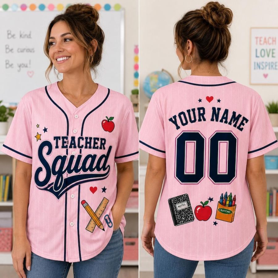 All-over Print Baseball Jersey Without Piping