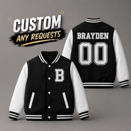 Picture for category All-over Print Kids and Youth Baseball Jacket