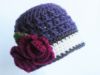 Picture of PDF CROCHET PATTERN - Briar Rose Beanie - crochet hat, baby girl hat, crochet tutorial, toddler hat, hat with flower