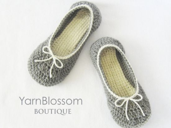 Picture of CROCHET PATTERN - Myra Slippers - women's slippers, crochet slippers, slipper pattern, PDF pattern, digital download
