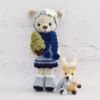 Picture of PATTERN - Crochet Reindeer and Bear pattern - Samantha Snowflake - amigurumi stuffed toy tutorial baby toy softie PDF crochet pattern