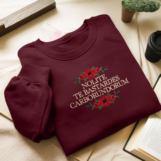 Picture of Nolite Te Bastardes Carborundorum, Don't let the bastards grind you down, Subtle Feminist sweatshirt, Subtle Women's Rights, Subtle Activist