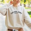 Picture of Embroidered The Cool Aunt Crewneck, Auntie Sweatshirt with Kids Names Shirt, Best Aunt Tshirt, Personalized Gift for Aunt, Auntie Sweatshirt