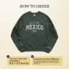 Picture of Embroidered Gulf of Mexico sweatshirt, Gulf Coast Shirt, Mexican Beach Crewneck, Gulf of Mexico Gift