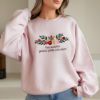 Picture of Embroidered Protect Public Education Sweatshirt, Floral Public Education Teacher Shirt, Protest Sweatshirt, Fund Public Education Hoodie