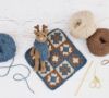 Picture of CROCHET PATTERN - Chestnut the Deer - amigurumi toy crochet doll reindeer granny square blanket deer stuffed animal pdf digital pattern