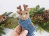 Picture of CROCHET PATTERN - Chestnut the Deer - amigurumi toy crochet doll reindeer granny square blanket deer stuffed animal pdf digital pattern