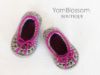 Picture of Slippers CROCHET PATTERN -Mommy and Me Slippers- (23 shoe sizes) house slippers shoes baby booties slipper patterns PDF Instant Download