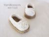 Picture of CROCHET PATTERN - Baby Girl Espadrille Shoes - booties slippers baby shoes PDF Instant Download