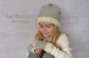 Picture of CROCHET PATTERN - Aspen Beanie and Gloves - fingerless gloves crochet hat wrist warmers mittens toddler child adult sizes instant download