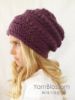 Picture of Crochet Hat PATTERN - The Slouchy Beanie - Instant Download PDF pattern girl winter hat