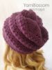 Picture of Crochet Hat PATTERN - The Slouchy Beanie - Instant Download PDF pattern girl winter hat