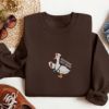 Picture of Embroidered Funny Goose Registered Nurse Sweatshirt, Nursing Student Hoodie, Nursing School Nurse Shirt, For Work RN, Nurse Life Sweatshirt