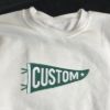 Picture of Embroidered Custom Pennant Sweatshirt, Vintage College Flag Crewneck, Personalized High School College Hoodie, Game Day, Friend Gift