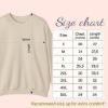 Picture of Embroidered Nurse Sweatshirt, Nurse Hoodie, Nurse Pullover, New Nurse Gift With Custom Name On Sleeve, Nursing School Shirt, Gift for her