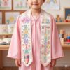 Picture of Personalized Kid Graduation Sash , Cute Kindergarten Stole Custom Name, Preschool Grad Gift, Class of 2026 Girl Sash, Girl Graduate Sash