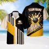 Picture of Personalized Retro Bowling Hawaiian Shirt, Custom Name Button Down Shirt, Matching Bowling Team Shirt, Bowling Lover Gift, Bowler Shirts
