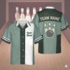 Picture of Custom Bowling Shirt Personalized Name Retro Hawaiian Bowling Shirt Team Matching Bowling Shirt Bowler Gift Bowling League Shirt Family