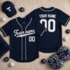 Picture of Personalized Team Name And Number Baseball Jersey, Custom Baseball Jersey Shirt, Family Baseball Jersey Uniform For Baseball Fans Lovers