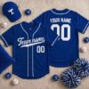 Picture of Personalized Team Name And Number Baseball Jersey, Custom Baseball Jersey Shirt, Family Baseball Jersey Uniform For Baseball Fans Lovers