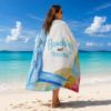 Picture of Personalized Beaching Not Teaching Beach Towel, Custom Teacher Summer Towel, Teacher Vacation Gift, Pool Towel for Women,Teacher Beach Towel