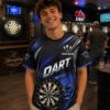 Picture of Custom Dart Shirt, Personalized Darts Jersey, Born To Dart Shirt, Dart Player Gift, Custom Name Dart Team Jersey, Dart Matching Shirt