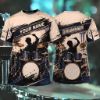 Picture of Custom Drummer All Over Print Shirt, Personalized Drum Player T Shirt, Custom Name Music Band Tee, Drummer Gift for Men Women, Drum Player