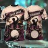 Picture of Custom Drummer All Over Print Shirt, Personalized Drum Player T Shirt, Custom Name Music Band Tee, Drummer Gift for Men Women, Drum Player