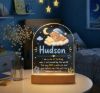 Picture of Personalized Christian Night Light for Boys, Custom Acrylic LED Lamp Name, Son of the King Bible Verse Light, Nursery Decor Gift Birthday