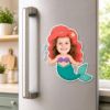 Picture of Personalized Face Magnet, Custom Photo Fridge Magnet, Funny Kids Costume Magnet, Acrylic Refrigerator Magnet, Custom Face Cutout Gift Decor
