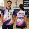 Picture of Custom PE Teacher Polo Shirt, Physical Education Teacher Personalized Gym Teacher Shirt, Coach Gift, School Staff Polo, Back To School