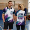 Picture of Custom PE Teacher Polo Shirt, Physical Education Teacher Personalized Gym Teacher Shirt, Coach Gift, School Staff Polo, Back To School