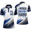 Picture of Custom PE Teacher Polo Shirt, Physical Education Teacher Personalized Gym Teacher Shirt, Coach Gift, School Staff Polo, Back To School