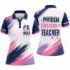 Picture of Custom PE Teacher Polo Shirt, Physical Education Teacher Personalized Gym Teacher Shirt, Coach Gift, School Staff Polo, Back To School