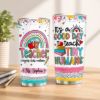 Picture of Teacher Tumbler 20oz, Personalized Teacher Cup, Custom Tumbler Drink Teacher Gift, Good Day To Teach Tiny Humans, Back To School Tumbler