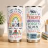 Picture of Personalized Teacher Tumbler 20oz, Teacher Appreciation Gift, Custom Teacher Cup, Back To School Tumbler, Thank You Teacher Gift Mug Tumbler