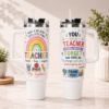 Picture of Personalized Teacher Tumbler 20oz, Teacher Appreciation Gift, Custom Teacher Cup, Back To School Tumbler, Thank You Teacher Gift Mug Tumbler