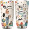 Picture of Custom Photo Teacher Tumbler, Personalized Teacher Cup, Back To School Gift, Teacher Appreciation Tumbler,Thank You Teacher Gift Mug Tumbler