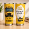 Picture of Personalized Bus Driver Tumbler 20oz, School Bus Driver Gift, Thank You Bus Driver Cup, Custom Name Tumbler, Appreciation Gift Mug Tumbler