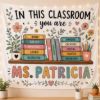 Picture of Personalized Teacher Classroom Tapestry Banner, In This Classroom You Are Sign, Custom Teacher Wall Decor, Classroom Decor Back to School