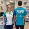 Picture of Personalized Paw Care Crew Vet Team Polo, Custom Veterinary Staff Shirt, Personalized Vet Clinic Uniform, Veterinary Nurse Polo Team Shirt
