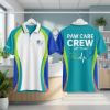 Picture of Personalized Paw Care Crew Vet Team Polo, Custom Veterinary Staff Shirt, Personalized Vet Clinic Uniform, Veterinary Nurse Polo Team Shirt