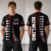 Picture of Custom Bowling Jersey, Personalized Bowling Shirt, Bowling Team Uniform, Custom Name Bowling League Shirt, Bowling Gift for Bowlers
