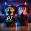Picture of Personalized Dj Shirt, Custom DJ Jersey, DJ Festival Shirt, Edm Rave Shirt, Custom Name DJ Tee, Music Producer Gift Shirt Music