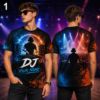 Picture of Personalized Dj Shirt, Custom DJ Jersey, DJ Festival Shirt, Edm Rave Shirt, Custom Name DJ Tee, Music Producer Gift Shirt Music