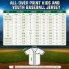 Picture of Personalized Breast Cancer Awareness Baseball Jersey, Custom Pink Ribbon Button Up Shirt, Butterfly Support Jersey, Survivor Team Gift