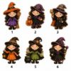 Picture of Interchangeable Witch House Wood Sign, Personalized Halloween Door Hanger, Custom Shape Welcome Sign, Seasonal Front Door Decor Halloween