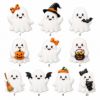Picture of Personalized Family Ghost Acrylic Ornament, Custom Halloween Boo Crew Ornament, Ghost Family Name Ornament, Halloween Keepsake Gift Hallo
