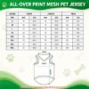 Picture of Personalized Halloween Dog Jersey, Custom Ghost Pumpkin Dog Shirt, Custom Pet Halloween Jersey, Custom Pet Jersey, Halloween Dog Gift