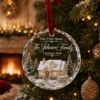 Picture of Personalized First Home Christmas Ornament, Custom House Crystal Ornament, New Home Family Keepsake Gift, Family Crystal Ornament 2026